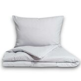 Prodloužené ložní flanelové povlečení 140x220, 70x90cm světle šedé