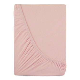 Jersey prostěradlo s lycrou 120x200cm světle růžové