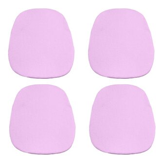 Sada podsedáků Klasik 36x38 cm, 4dílná, Jersey, světle fialová