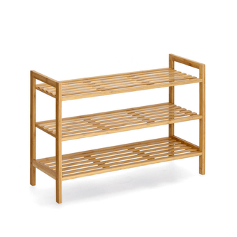 ZELLER Bambusový botník 70 × 26 × 50 cm