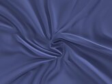 Saténové prostěradlo s gumou 90x200cm tmavě modré