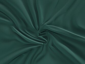 Saténové prostěradlo s gumou 140x200cm tmavě zelené