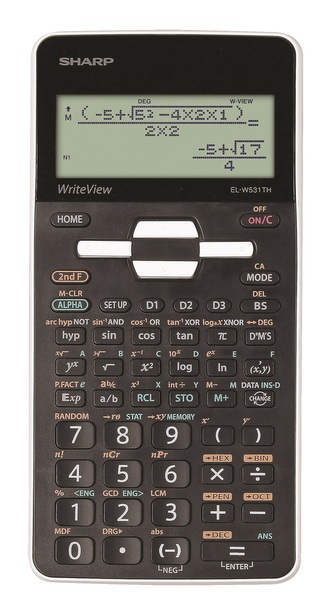 SHARP EL W531THWH vědecký kalkulátor černo-bílý