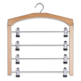 ZELLER Držák na sukně, šaty, 4 věšáčky
