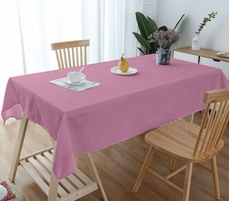 Bavlněný ubrus 140x225 cm, starorůžový