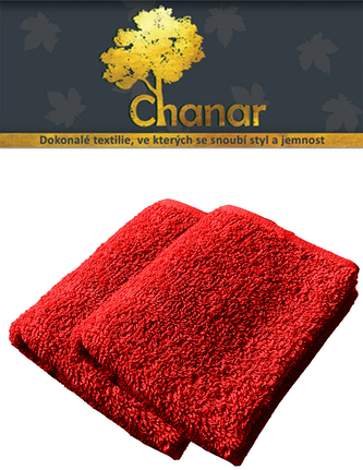 Dětský ručník Top 30x50 cm červený