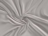 Saténové prostěradlo s gumou 100x200cm světle šedé