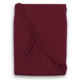 Jersey prostěradlo s lycrou 140x200cm vínové