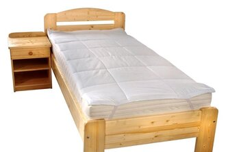 Chránič matrace prošitý z dutého vlákna 200x200cm