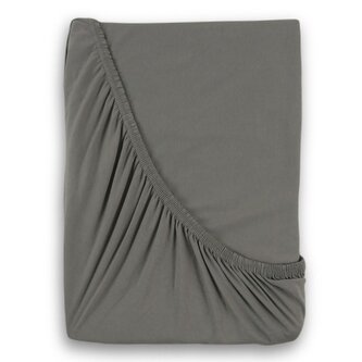 Jersey prostěradlo s lycrou 220x200cm tmavě šedé