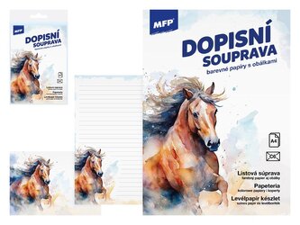 dopisní papír barevný LUX 5+10 (Kůň) 5550367 dopisní papír barevný LUX 5+10 (Kůň) 5550367