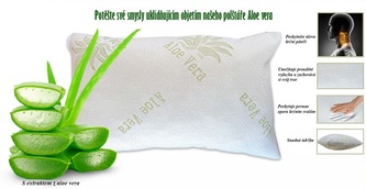 Anatomický polštář Aloe Vera 50x70 cm