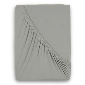 Jersey prostěradlo s lycrou 160x200cm světle šedé