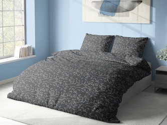 Bavlněné povlečení Noční obloha šedá 140x200, 70x90 cm