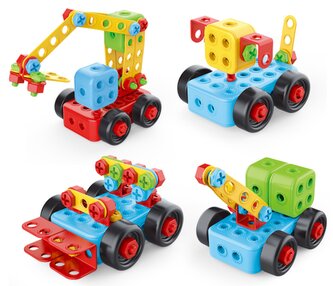 MALÝ KUTIL Auta šroubovací  stavebnice 404 dílů