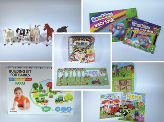 NA FARMĚ Naučný a hrací set