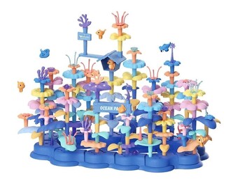 VESELÁ ZAHRADA Podmořský svět 136 dílů, kreativní stavebnice