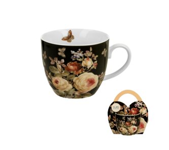 Kubek 460 ml w "koszyczku" WARDA (sprzedaż w zestawach po 4 szt.)