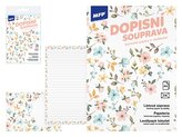 dopisní papír barevný LUX 5+10 (Květy) 5550370