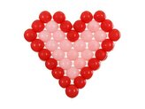Siatka balonowa serce 63x58cm