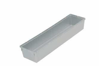 ÚLOŽNÝ BOX SYSTÉMOVÝ, 30X8X5, SVĚTLE STŘÍBRNÁ