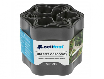 Obruba plastová zvlněná 9x0,15m