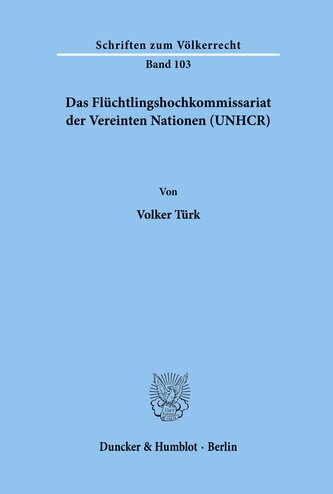 Das Flüchtlingshochkommissariat der Vereinten Nationen (UNHCR).