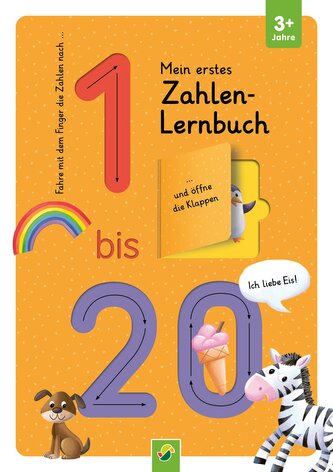 Mein erstes Zahlen Lernbuch mit Spurrillen und Klappen