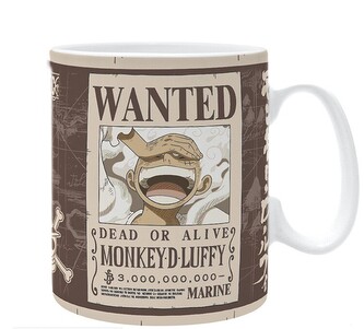 Hrnek One Piece - Luffy Wanted, 0,46 l