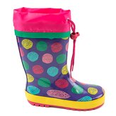 dívčí holínky gumové - puntíky, Pidilidi, PL0086-01, holka - 29