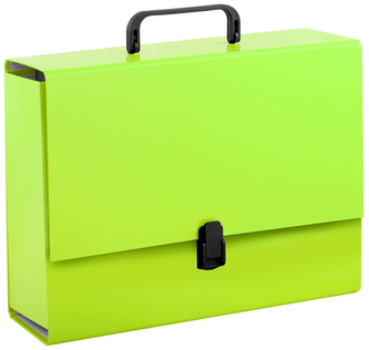 Teczka z rączką A4 10cm pastelowa jasno zielona, Penmate