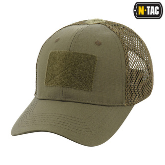 Kšiltovka M-Tac Mesh Flex Ripstop Baseball Velcro - ranger green, L/XL