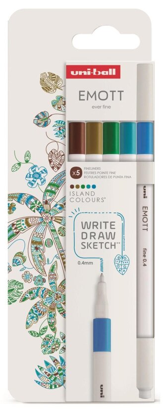 UNI EMOTT liner sada Island - 5 ks