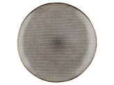 MĚLKÝ TALÍŘ STRIPES GRAY 26,5 CM