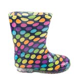 dívčí holínky PVC - barevné puntíky, Pidilidi, PL0079, holka - 29