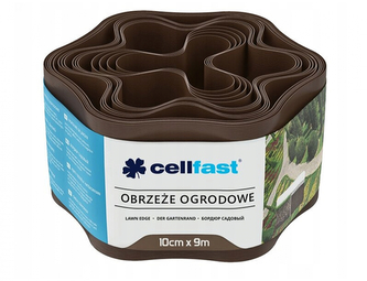 Obruba plastová zvlněná 9x0,1m