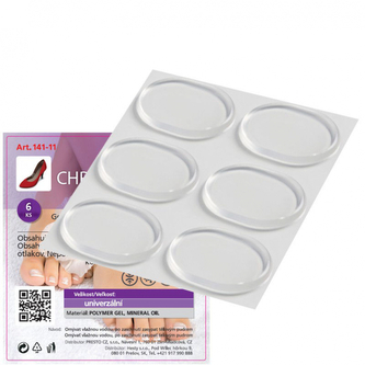 Chránič otlaků do obuvi Dr. Grepl 6 ks - průhledný