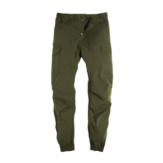 Kalhoty Vintage Industries Clyde - olivové, M