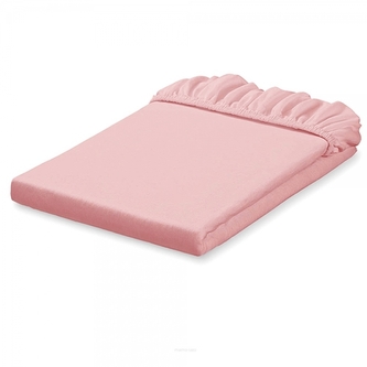 Bavlněné prostěradlo 60x120cm - pudrová; 120x60