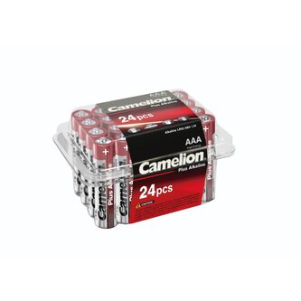 Alkalická primární baterie 1,5V, 1250 mAh, AAA, box 24ks