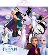 Vyškrabávací obrázky Ledové království - samolepky 5 ks