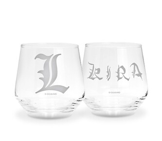 Sklenička Death Note - Kira & L, (2x) 0,3 l