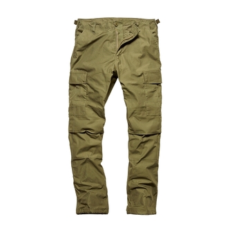 Kalhoty Vintage Industries BDU - olivové, L