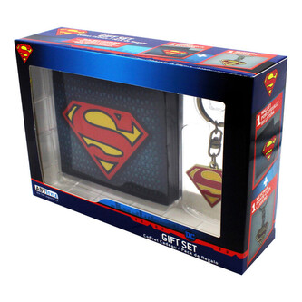 Dárkový set Wallet, Keyring - Superman - Logo