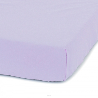 Bavlněné prostěradlo 60x120cm - sv. fialová; 120x60