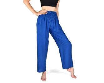 Kalhoty jóga SARUT, modré XL