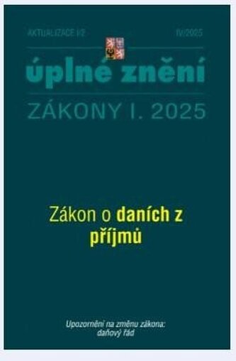 Aktualizace I/2 2025 - Daně z příjmů