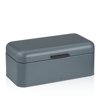 Chlebník Frisca kov, šedá 42,5x22,5x17,5 cm KL-12840