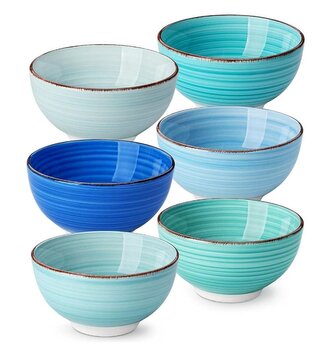 HIT Miska na polévku sada 6 ks 14 cm AZURE HT-24327052