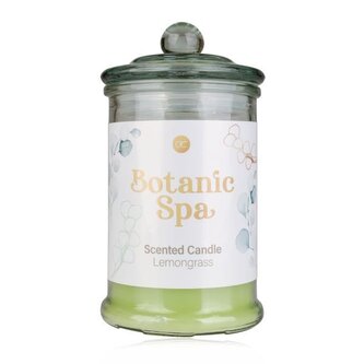 VONNÁ SVÍČKA 230g BOTANIC SPA ve skle s víčkem, 8 x15cm ACCENTRA